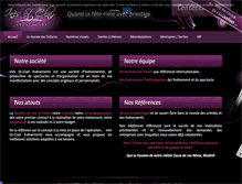 Tablet Screenshot of ines-st-clair-evenements.com